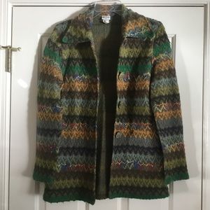 Vintage PRETTY GOOD sweater jacket blazer M
